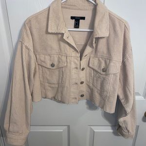 Corduroy Crop Jacket